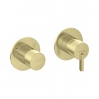 Deante Silia bateria wannowo-prysznicowa podtynkowa złoto szczotkowane BQS_R46P