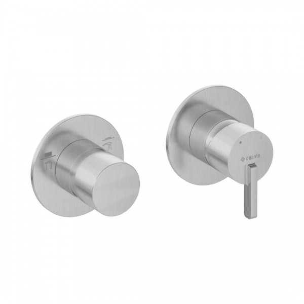 Deante Silia bateria wannowo-prysznicowa podtynkowa stal szczotkowana BQS_F46P