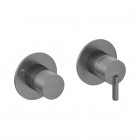 Deante Silia bateria wannowo-prysznicowa podtynkowa titanium BQS_D46P