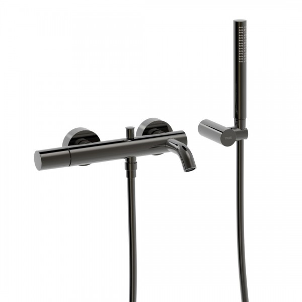 Tres Study bateria wannowa ścienna czarny metalizowany 26117001KM