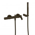 Tres Study bateria wannowa ścienna czarny brąz 26117001KMB