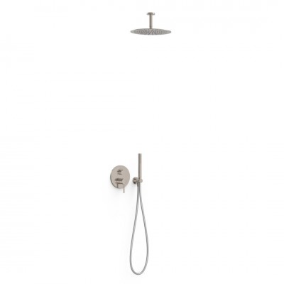 Tres Study zestaw prysznicowy podtynkowy deszczownica 30 cm stal 26228003AC