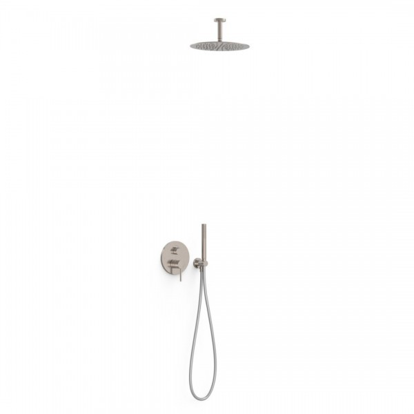 Tres Study zestaw prysznicowy podtynkowy deszczownica 30 cm stal 26228003AC