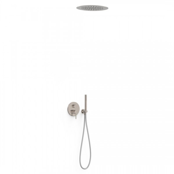 Tres Study zestaw prysznicowy podtynkowy deszczownica 38 cm stal 26228005AC