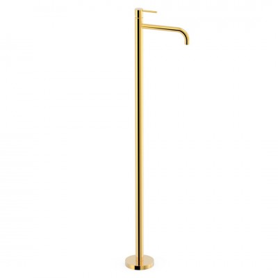 Tres Study bateria umywalkowa wolnostojąca złota 26285305OR