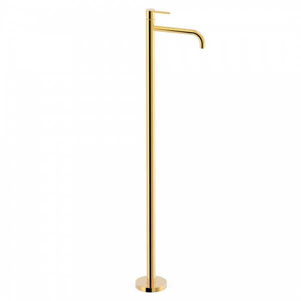 Tres Study bateria umywalkowa wolnostojąca złota 26285305OR