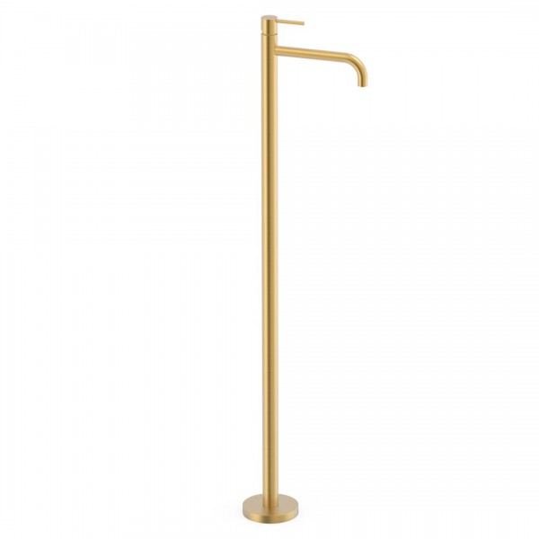 Tres Study bateria umywalkowa wolnostojąca złoty mat 26285305OM