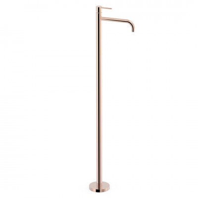 Tres Study bateria umywalkowa wolnostojąca złoto różowe 26285305OP