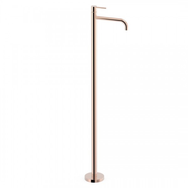 Tres Study bateria umywalkowa wolnostojąca złoto różowe 26285305OP