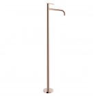 Tres Study bateria umywalkowa wolnostojąca złoto różowe 26285305OP