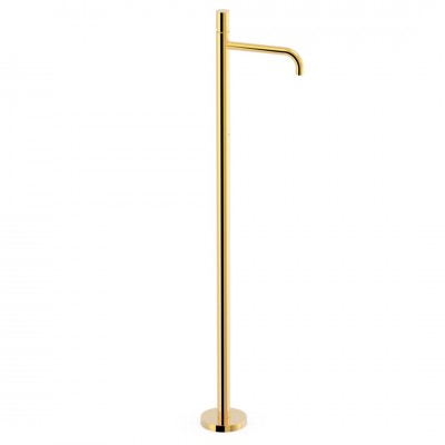 Tres Study bateria umywalkowa wolnostojąca złoty połysk 26285306OR