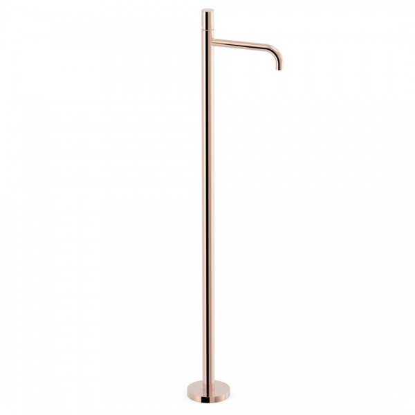 Tres Study bateria umywalkowa wolnostojąca złoto różowe 26285306OP