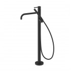 Tres Study bateria wannowa wolnostojąca czarny mat 26247005NM