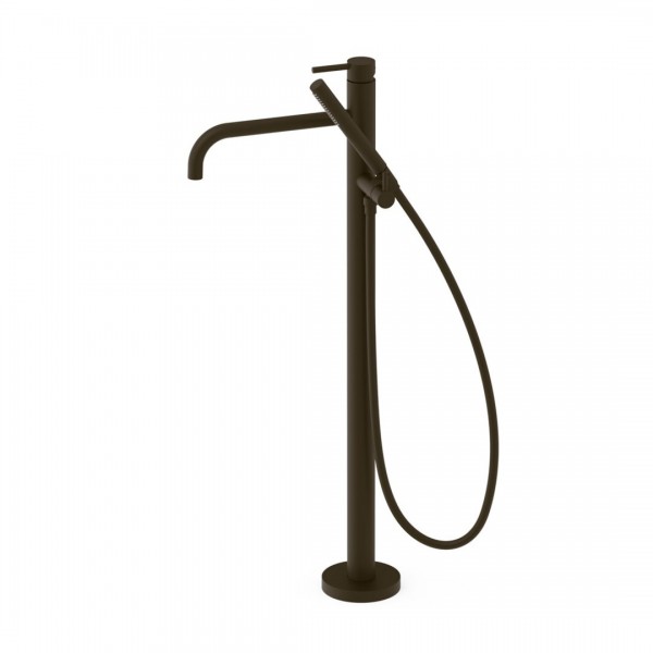 Tres Study bateria wannowa wolnostojąca czarny brąz 26247005KMB