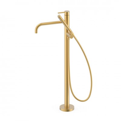 Tres Study bateria wannowa wolnostojąca złoty mat 26247005OM