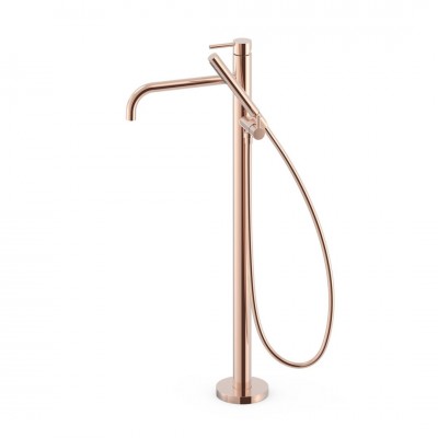 Tres Study bateria wannowa wolnostojąca złoto różowe 26247005OP