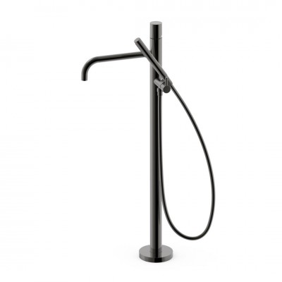 Tres Study bateria wannowa wolnostojąca czarny metalizowany 26247006KM