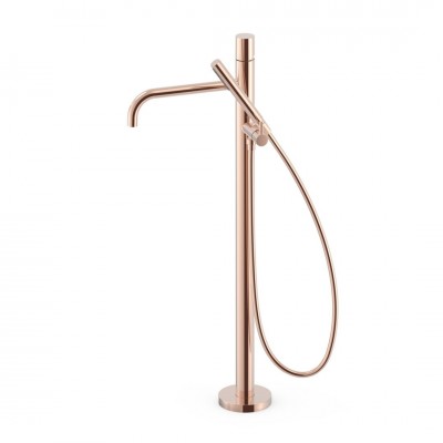 Tres Study bateria wannowa wolnostojąca złoto różowe 26247006OP