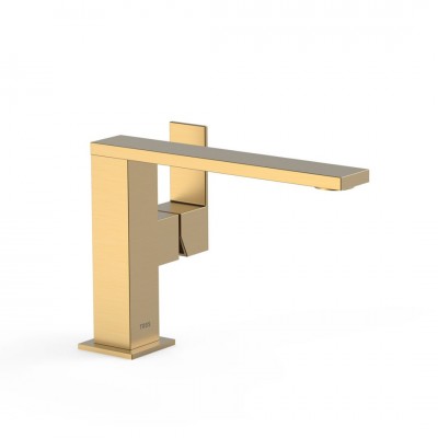 Tres Cuadro bateria umywalkowa stojąca złoty mat 00620501OM