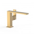 Tres Cuadro bateria umywalkowa stojąca złoty mat 00620501OM