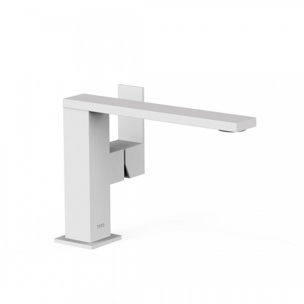 Tres Cuadro bateria umywalkowa stojąca biały mat 00620501BM