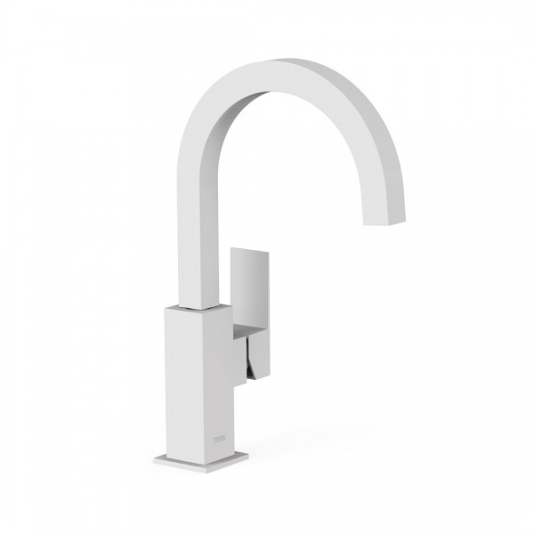 Tres Cuadro bateria umywalkowa stojąca wysoka biały mat 00660602BM