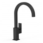 Tres Cuadro Exclusive bateria umywalkowa wysoka czarny mat 00660702NM