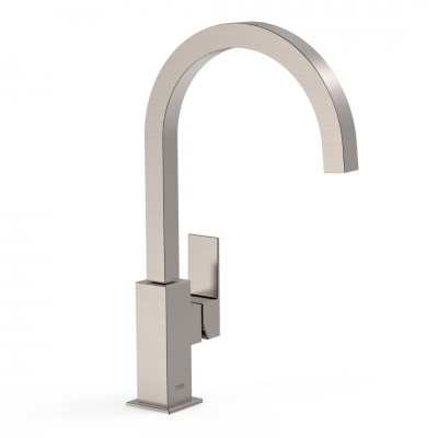 Tres Cuadro bateria umywalkowa stojąca wysoka stal 00660702AC