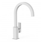 Tres Cuadro bateria umywalkowa stojąca wysoka biały mat 00660702BM