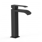 Tres Cuadro Exclusive bateria umywalkowa wysoka czarny mat 00661001NM