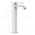 Tres Cuadro bateria umywalkowa stojąca wysoka biały mat 00681001BM