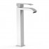 Tres Cuadro bateria umywalkowa stojąca wysoka biały/chrom 00681001BL