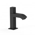 Tres Cuadro zawór umywalkowy stojący czarny mat 00750301NM