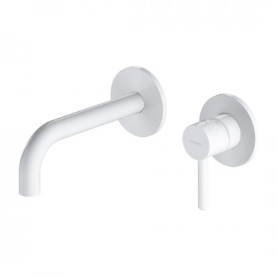 Omnires Y bateria umywalkowa podtynkowa wylewka 18,5 cm biały mat Y1215HWM