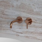 Omnires Y bateria umywalkowa podtynkowa wylewka 18,5 cm miedź szczotkowana Y1215HCPB