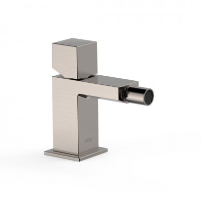 Tres Cuadro bateria bidetowa stojąca stal 00712001AC