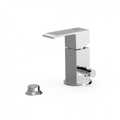 Tres Cuadro bateria bidetowa stojąca chrom 00613001