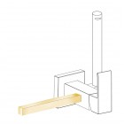 Tres wieszak na ręcznik do baterii bidetowej złoty połysk 03412402OR