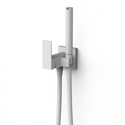 Tres Cuadro bateria bidetowa podtynkowa biały mat 00612302BM