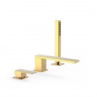 Tres Cuadro Exclusive bateria wannowa 3-otworowa złota 00616105OR