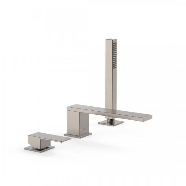 Tres Cuadro bateria wannowa 3-otworowa stal 00616105AC