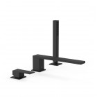 Tres Cuadro Exclusive bateria wannowa 3-otworowa czarny mat 00616103NM