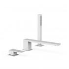 Tres Cuadro bateria wannowa 3-otworowa biały mat 00616103BM