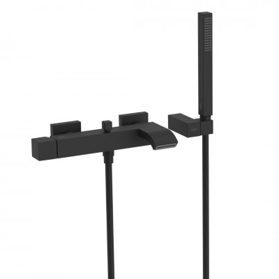 Tres Cuadro Exclusive bateria wannowa czarny mat 0071700203NM