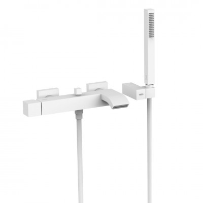 Tres Cuadro bateria wannowa ścienna biały mat 0071700203BM