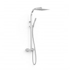 Tres Cuadro zestaw natryskowy ścienny chrom 00719102