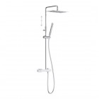 Tres Cuadro zestaw natryskowy ścienny chrom 00719702