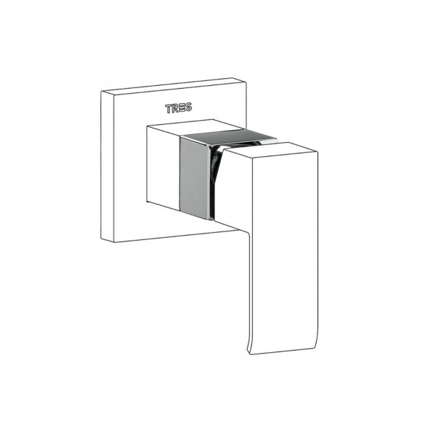 Tres przedłużacz do podtynkowej baterii jednouchwytowej do natrysków