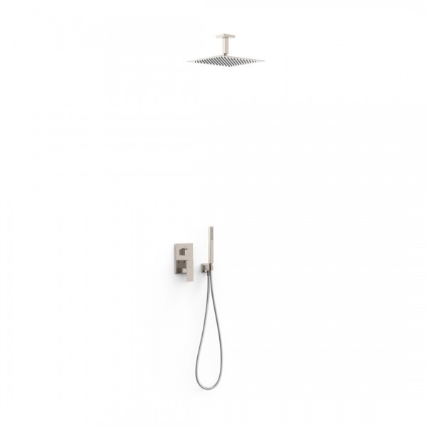 Tres Cuadro zestaw prysznicowy podtynkowy deszczownica 30 cm stal 00628003AC