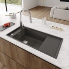 Franke Fresno FSG 611 zlewozmywak 87,7x49,5 cm odwracalny Fragranit+ łupkowy szary 114.0716.334